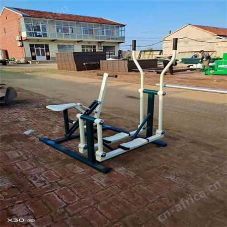 华丽体育老年人公园小区广场塑木塑钢室外健身器材户外体育运动健身路径