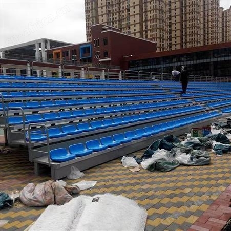 华丽体育篮球馆室外室内中空吹塑座椅体育场观众座椅折叠固定活动看台座椅