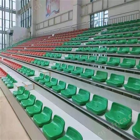 华丽体育篮球馆室外室内中空吹塑座椅体育场观众座椅折叠固定活动看台座椅