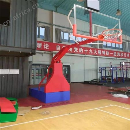 华丽体育儿童成人家用移动式篮筐标准户外训练篮球架青少年可升降篮球架