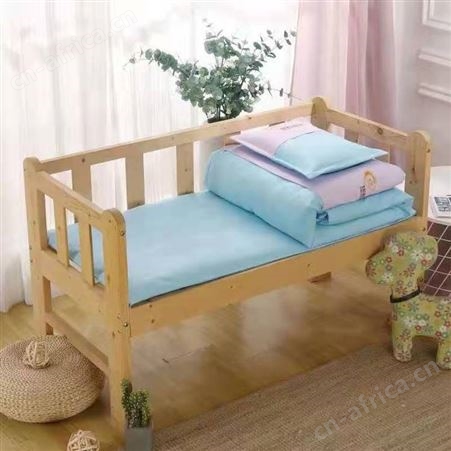儿童简约日式卡通贴布四件套 棉质男女床上用品 家居家纺