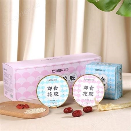 品鉴明宫燕即食花胶黑糯米牛奶藜麦鱼胶孕妇胶原蛋白滋补品6碗装