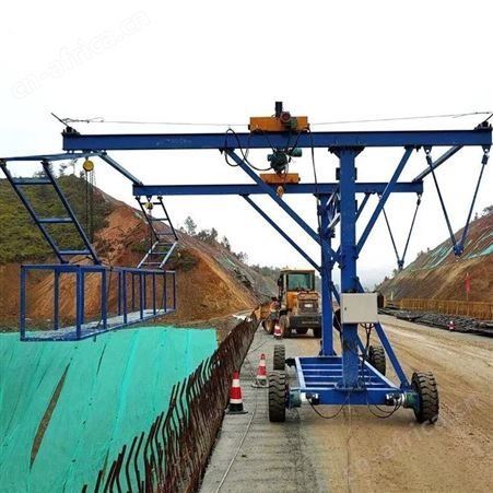 防撞墙模板台车桥梁施工挂篮车 多功能高架桥防护栏施工