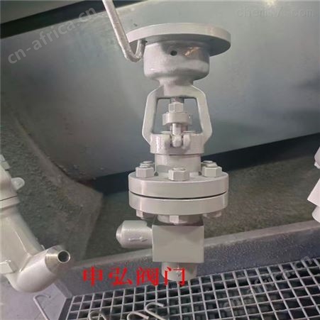 J664F气动角式焊接截止阀