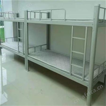 上下铺铁架床厂家员工钢制双层床宿舍公寓床高低铁床铁架子床学生双人床定制