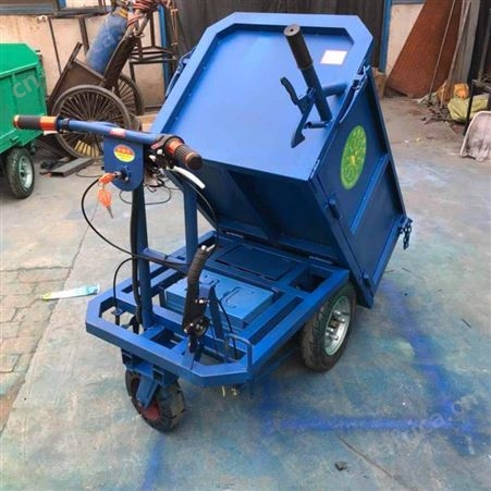 液压手推自卸翻斗车 自卸工程三轮车 电动灰斗车 养殖农用翻斗车