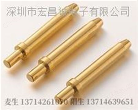 镀金铜插针1.0