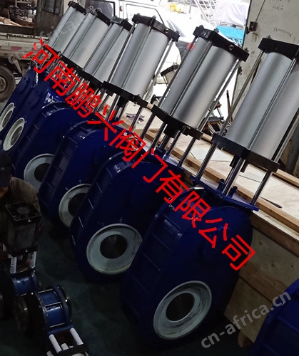 Z674TC气动陶瓷双闸板闸阀