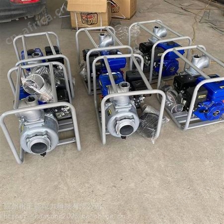 汇能高扬程接力水泵高压灭火水泵手抬移动大流量水泵电动灭火水泵