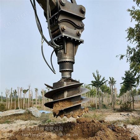 地基浇筑液压清土机挖机桩头清土机混凝土墩帽螺旋钻成形器汇能