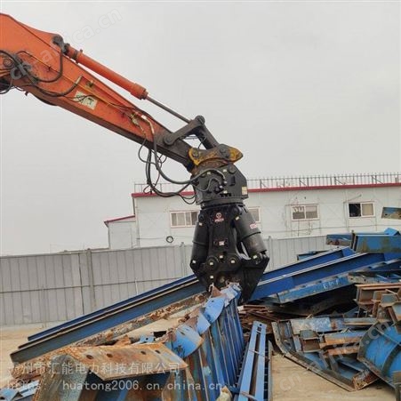汇能大型工程用双缸液压剪废旧汽车拆解设备混凝土楼房拆除破碎钳