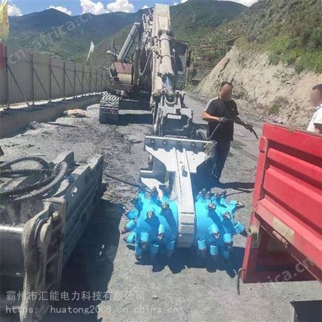 工程用可旋转横向铣挖机开山碎石横向掘进头路面翻新铣刨机汇能