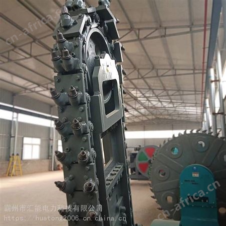 液压链条铣挖装置 30-40T挖掘机链条铣挖机 链条式开沟铣挖头汇能