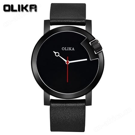 Olika/欧力嘉男士手表精钢蓝宝石镜面石英男防水时尚礼品