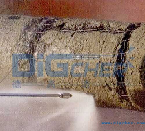 海底管道外表面的混凝土防护层剥离
